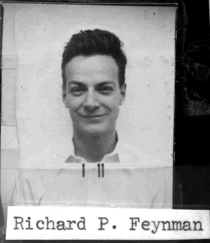  Richard P. Feynman’s badge photo from Los Alamos National Laboratory